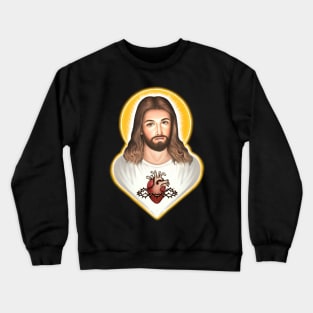 Jesus Christ bless you Crewneck Sweatshirt